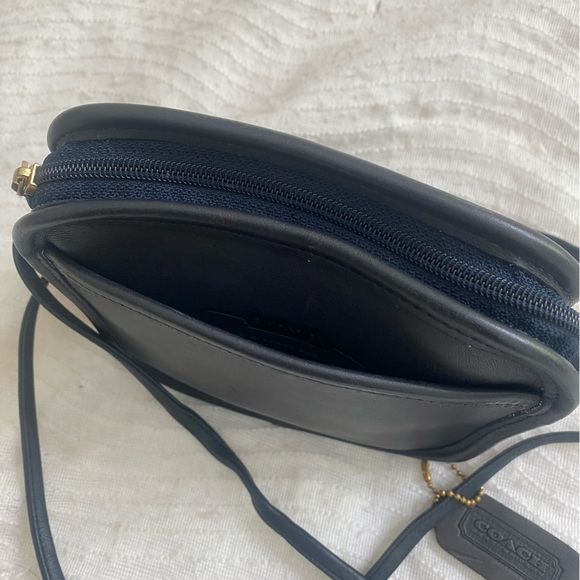 Coach Vintage Hadley zip small shoulder crossbody black leather purse - Picture 4 of 16